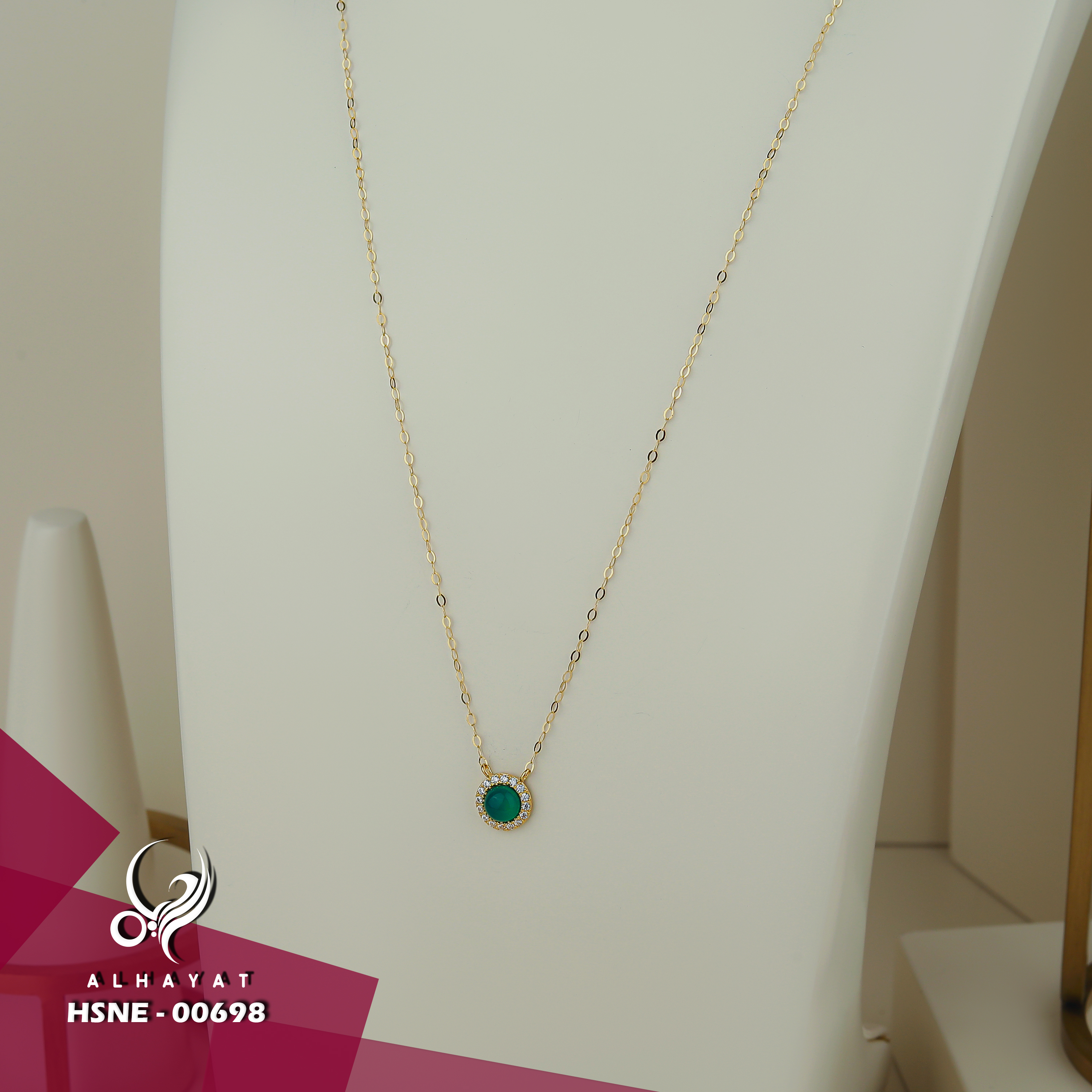 21 karat gold choker, made in Turkey - (H-0971)